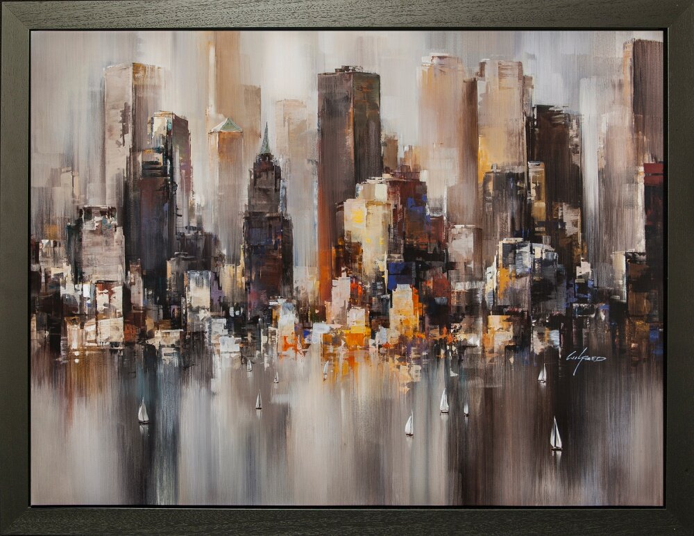 Good Morning NYC - Hand Embellished