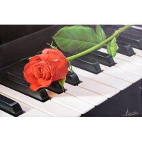 Rose and Keyboard