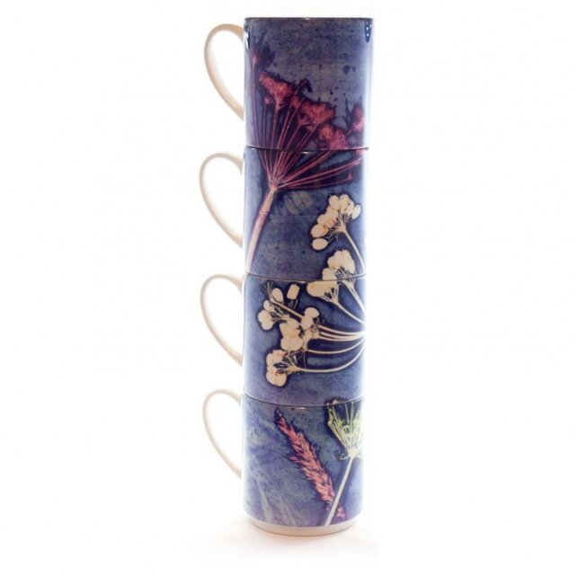 Cow Parsley Stacking Mug Set