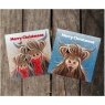 Jennifer Hogwood Xmas cards 3 each off 2 designs